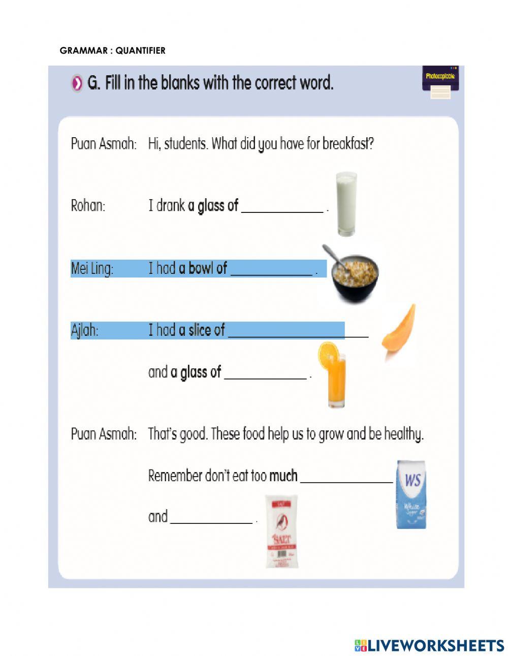 Qualifier | Free Interactive Worksheets | 812183