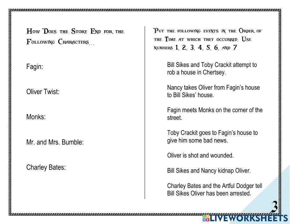 Oliver Twist: 18 THE FINAL CHAPTER 