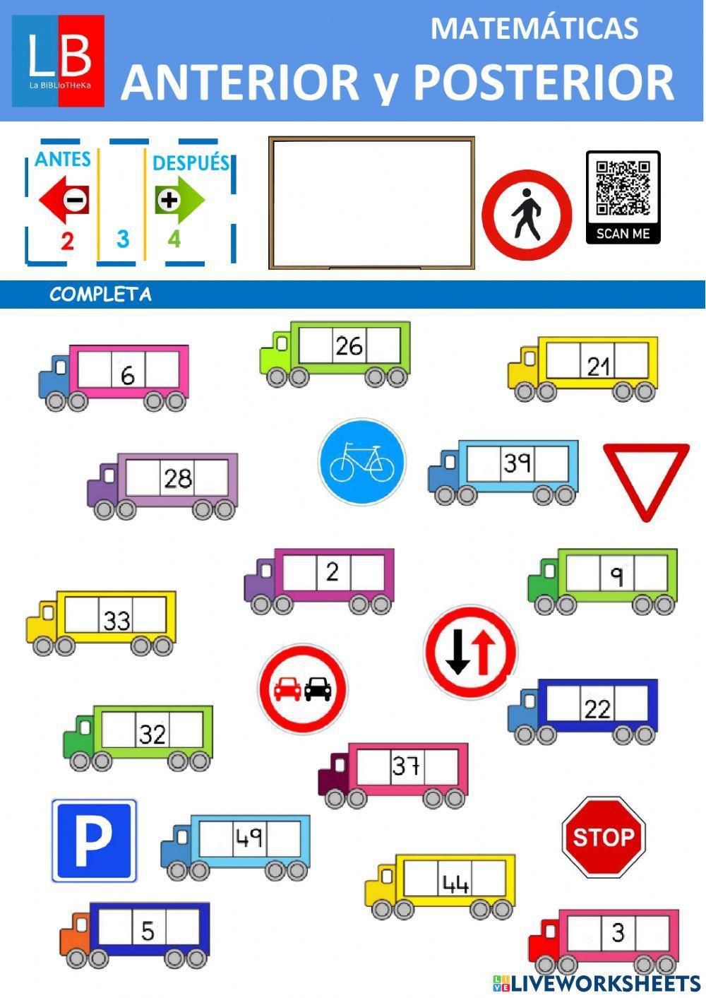 Anterior y posterior