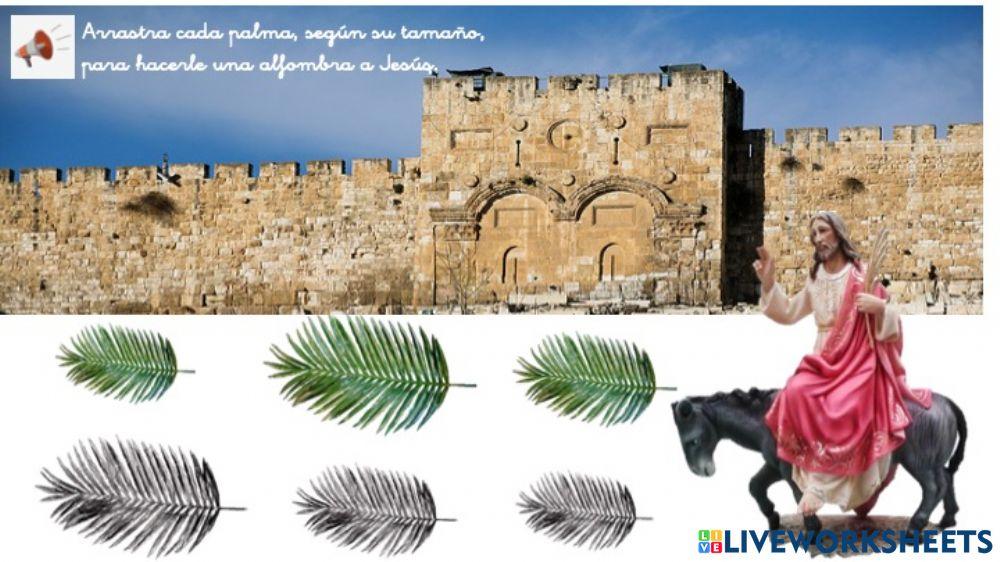 Jesús entra en Jerusalem