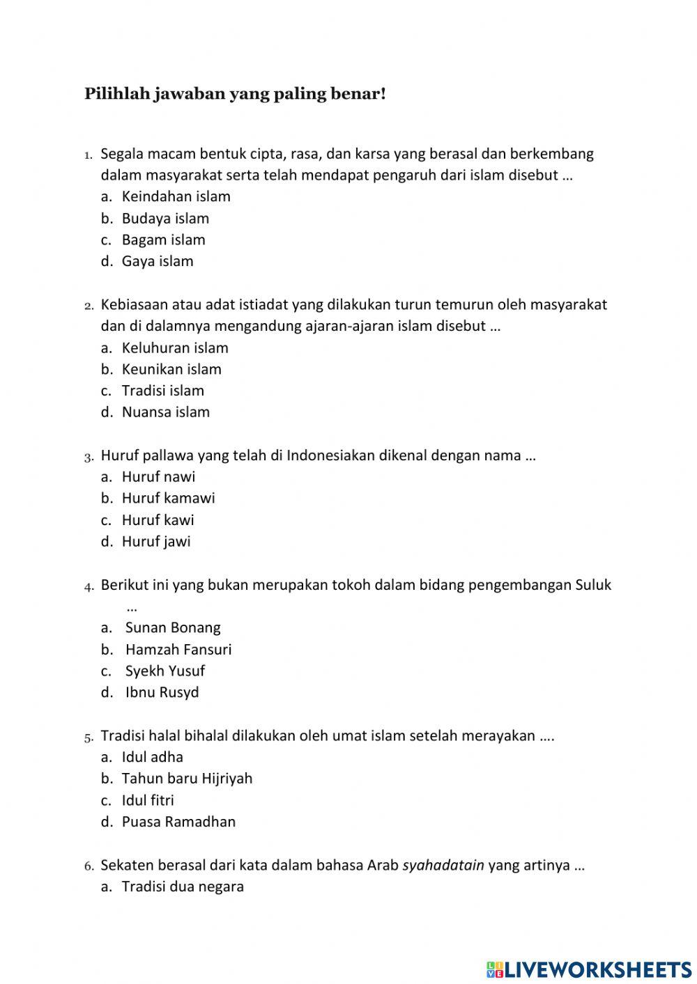 Menelusuri Tradisi Islam di Nusantara