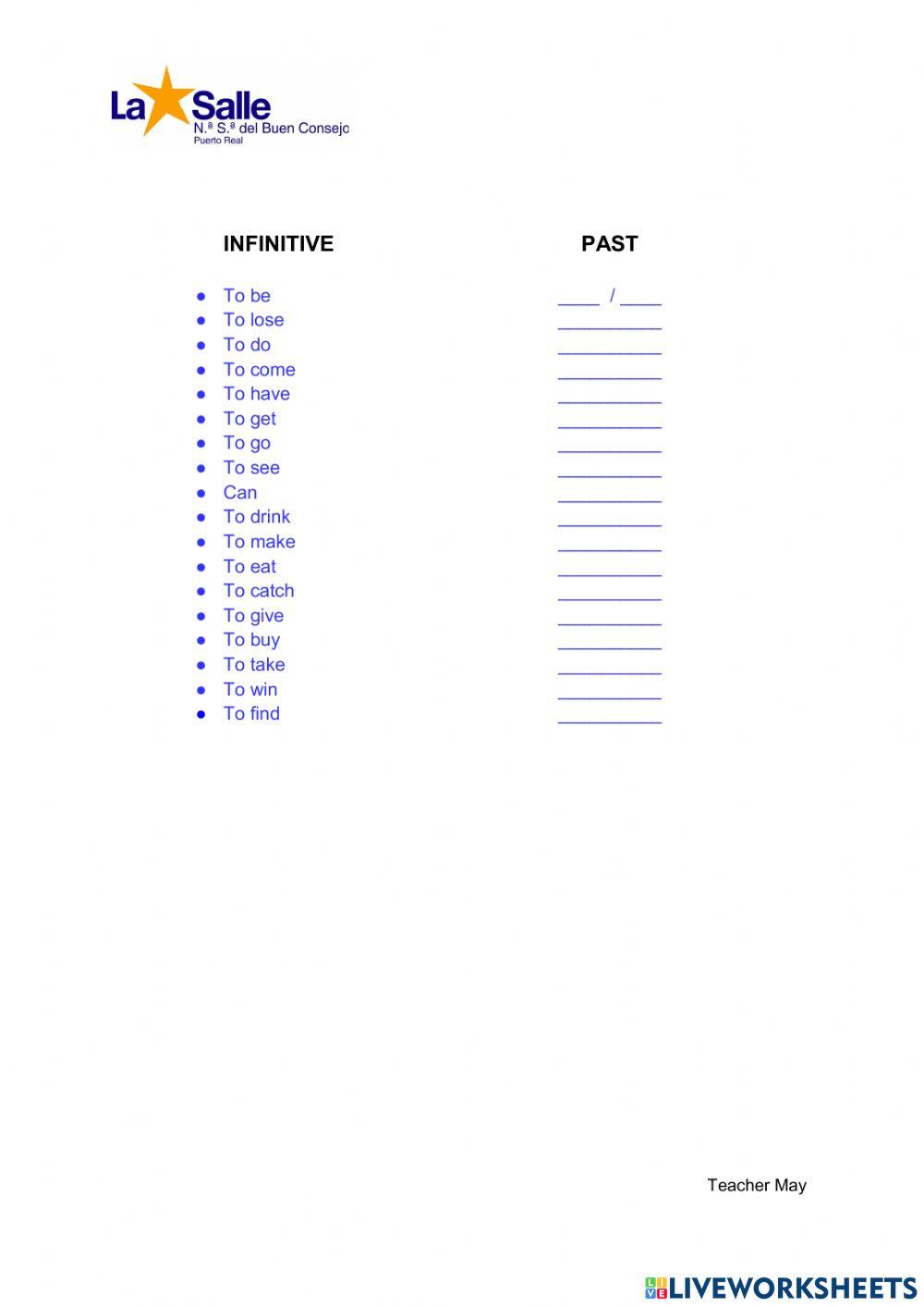 Irregular verbs II