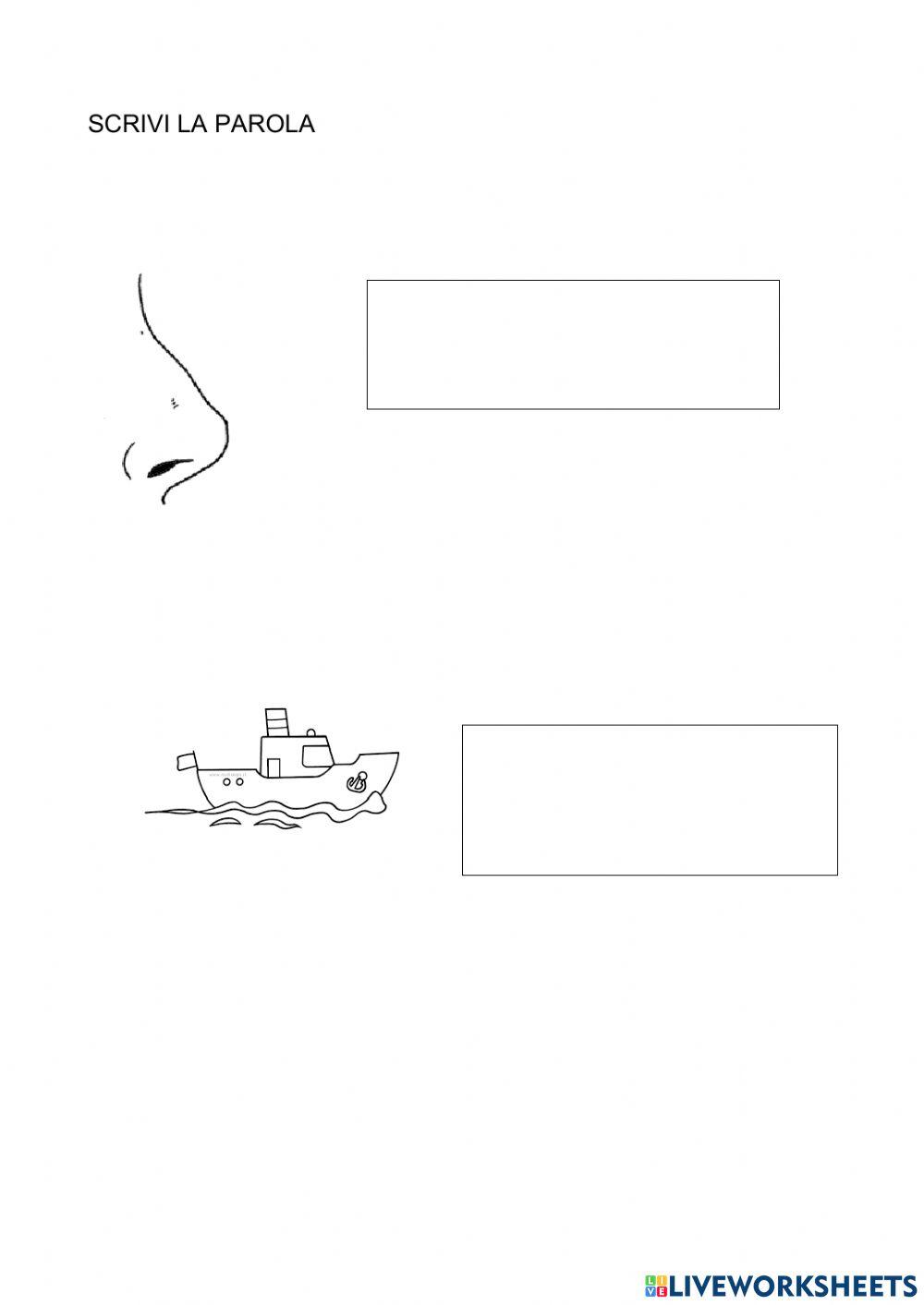 Sillabe Na, NE,NI,NO,NU