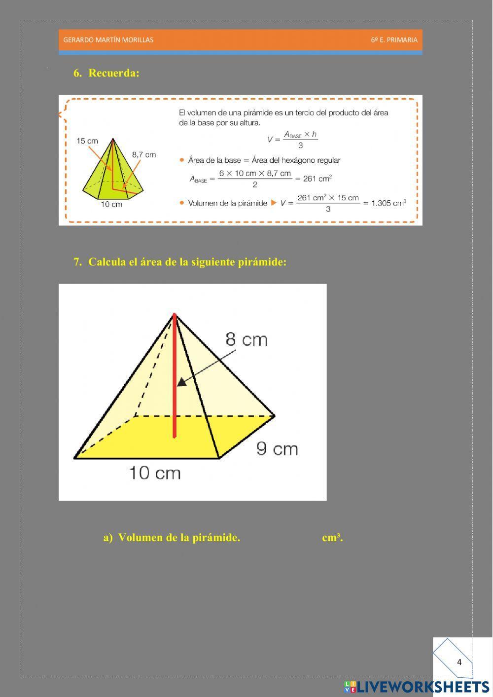 Geometría. Ficha 19.