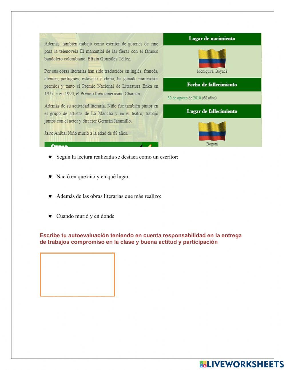 La narración y signos