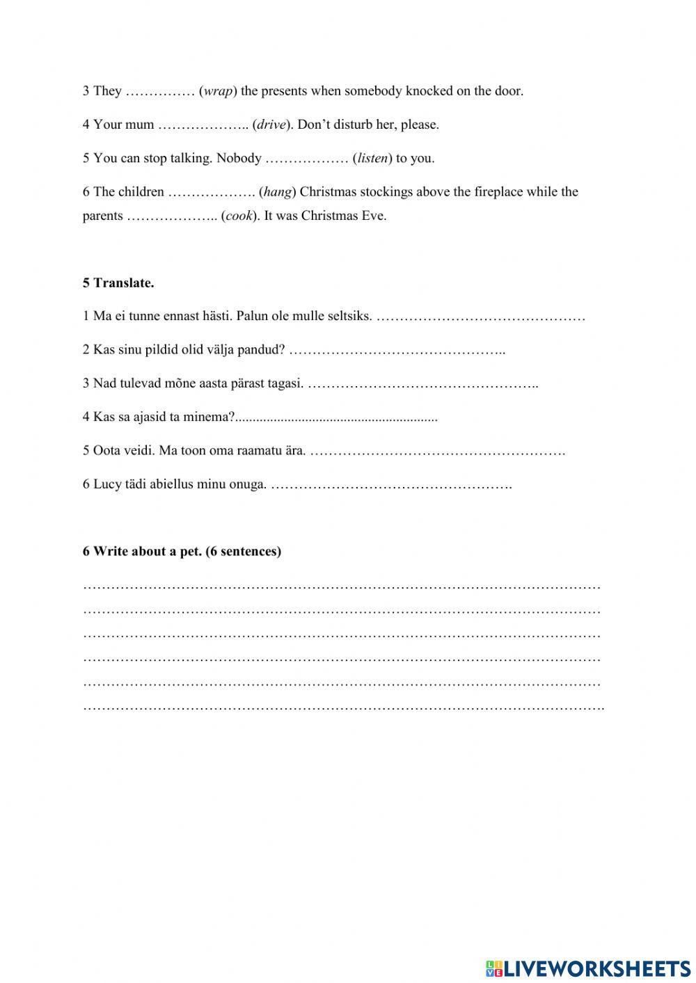 Worksheet 11(ILE 4)