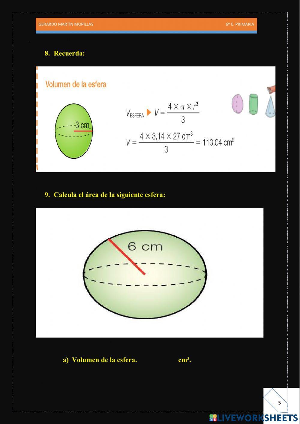 Geometría. Ficha 20.