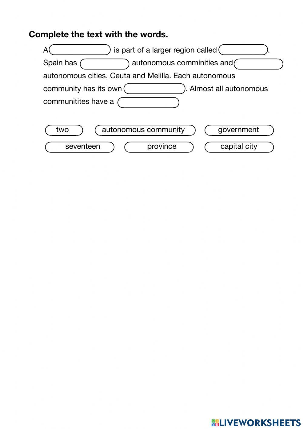 Autonomous community