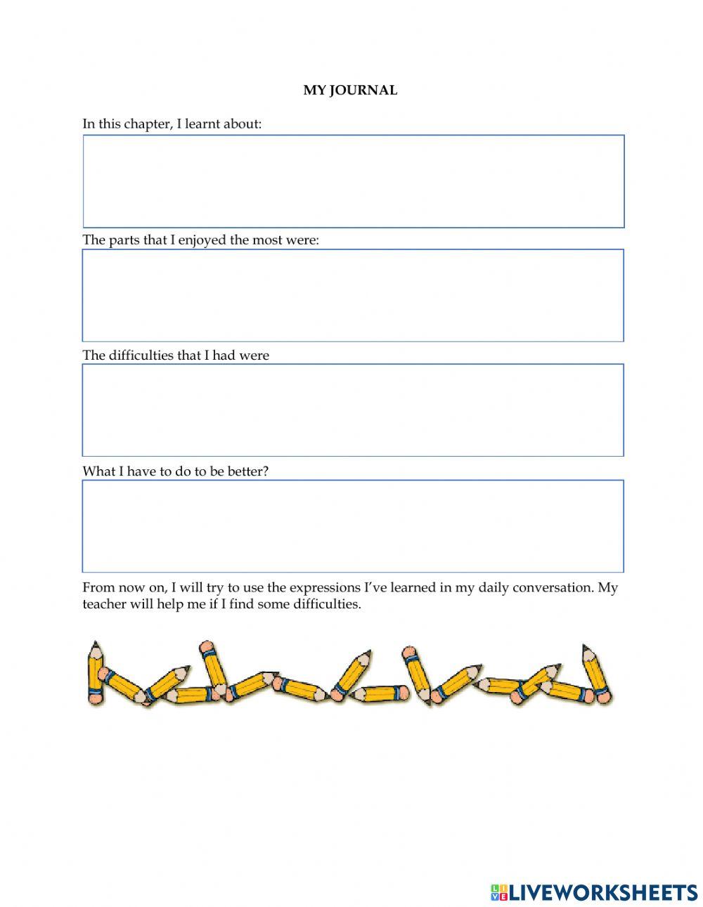 Unit 1 (At School) - REFLECTION