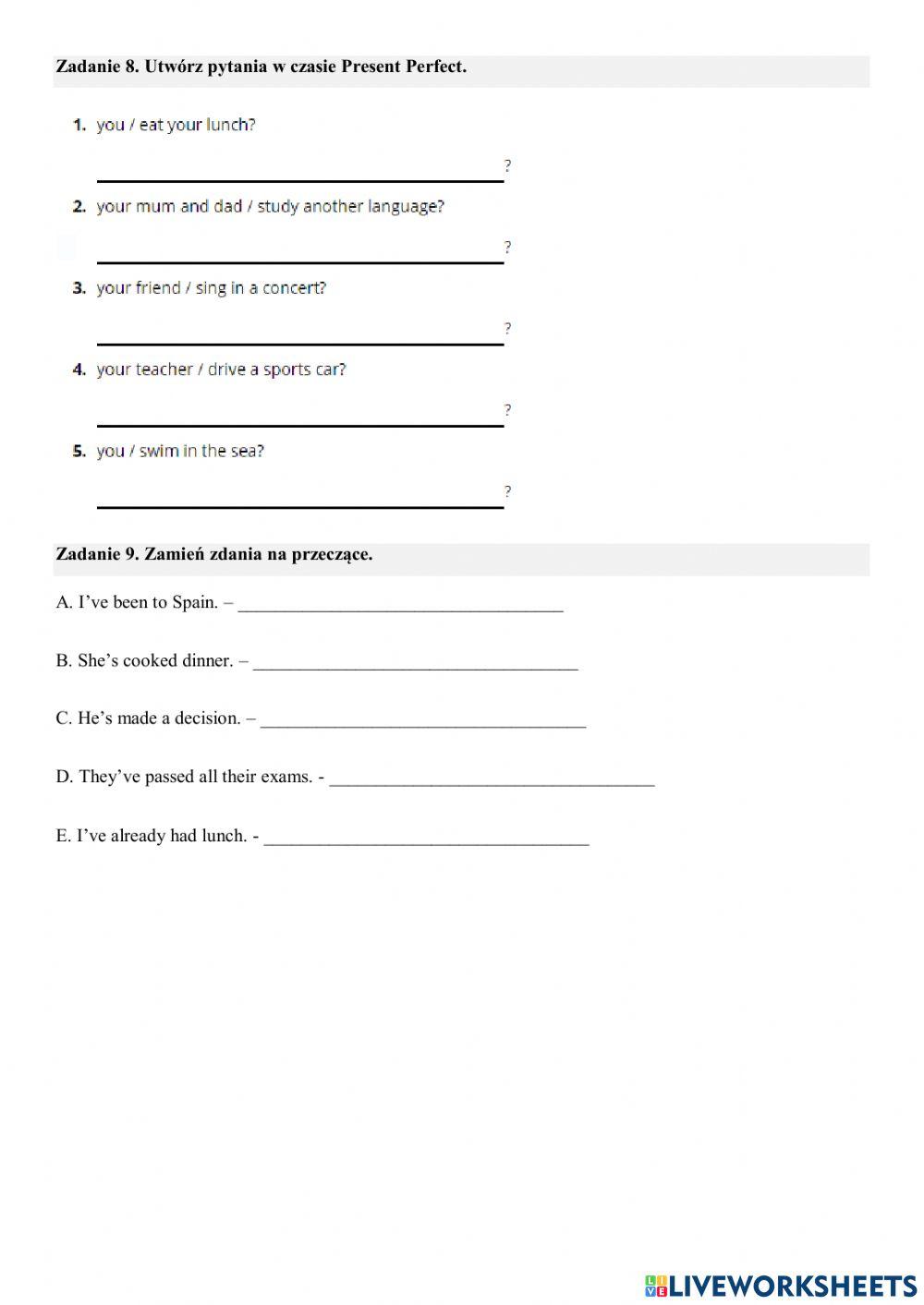 Test (Klasa 6, unit 5 Health) Test (Klasa 6, unit 5 Health)