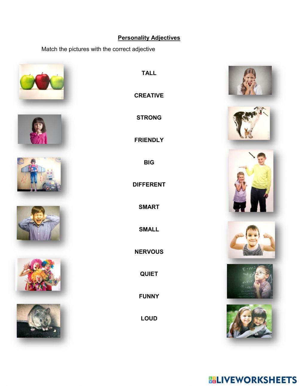 Personality Adjectives