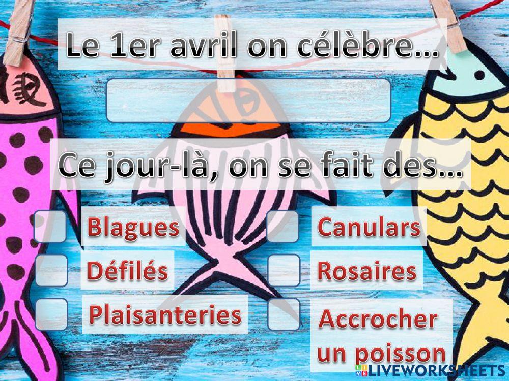 Poisson d'avril Poisson d'avril