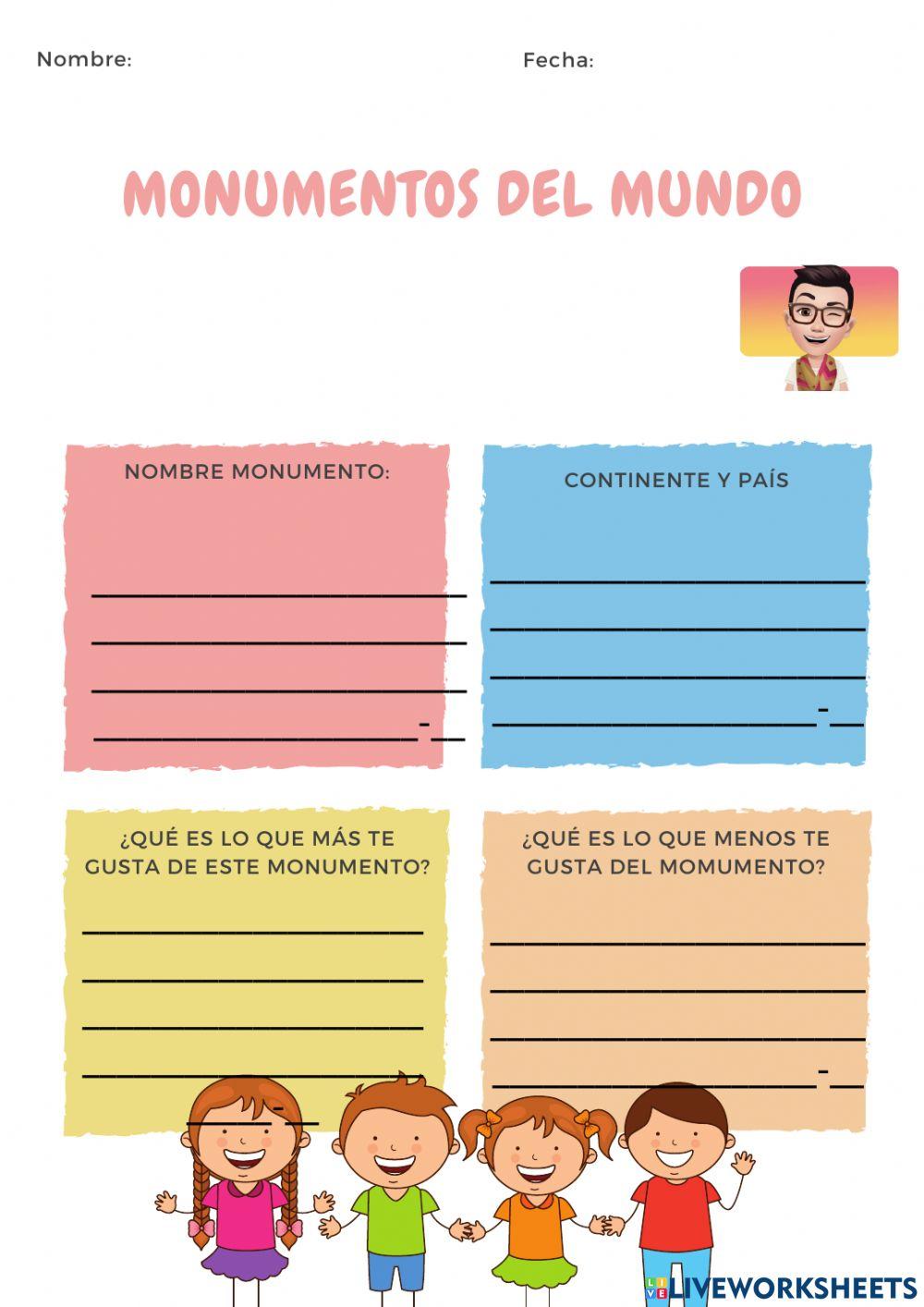 Ficha Monumentos del mundo
