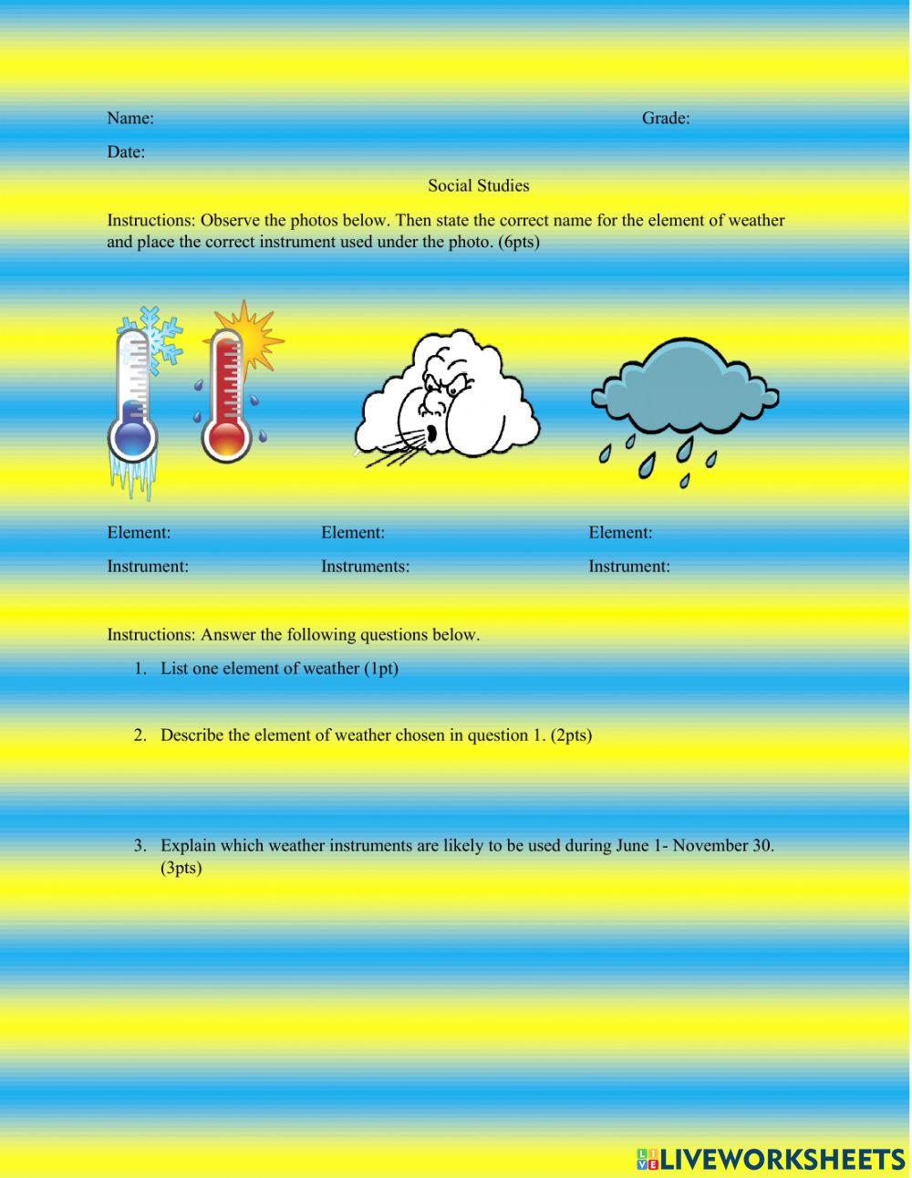 Elements of Weather