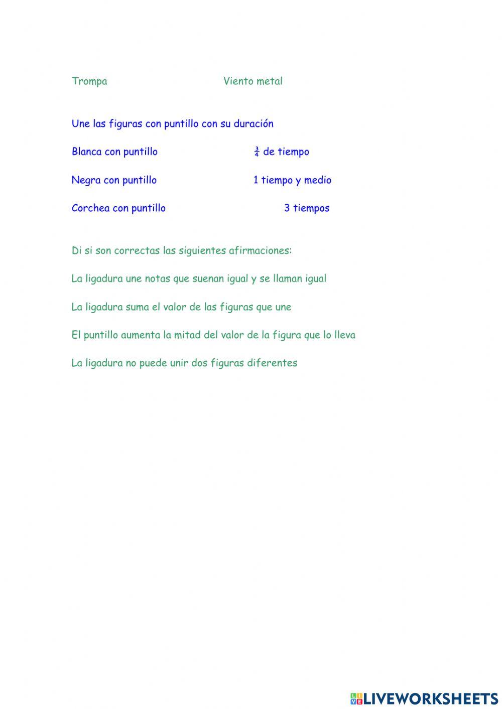 Repaso 2º trimestre música 5º Primaria