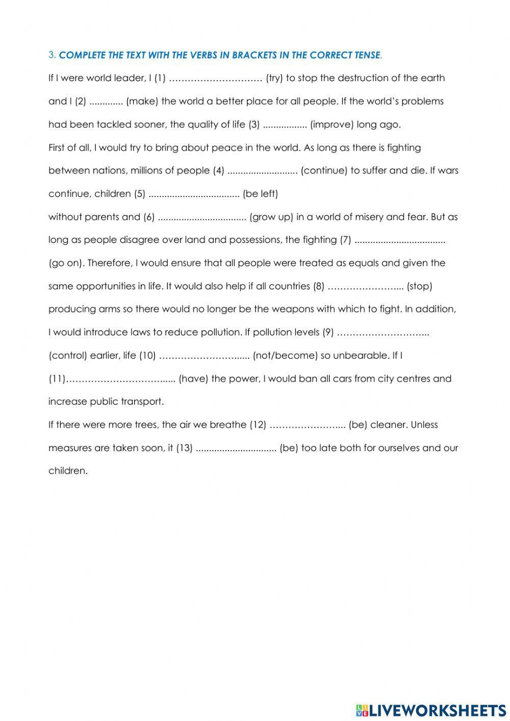 Complete conditionals review and if only