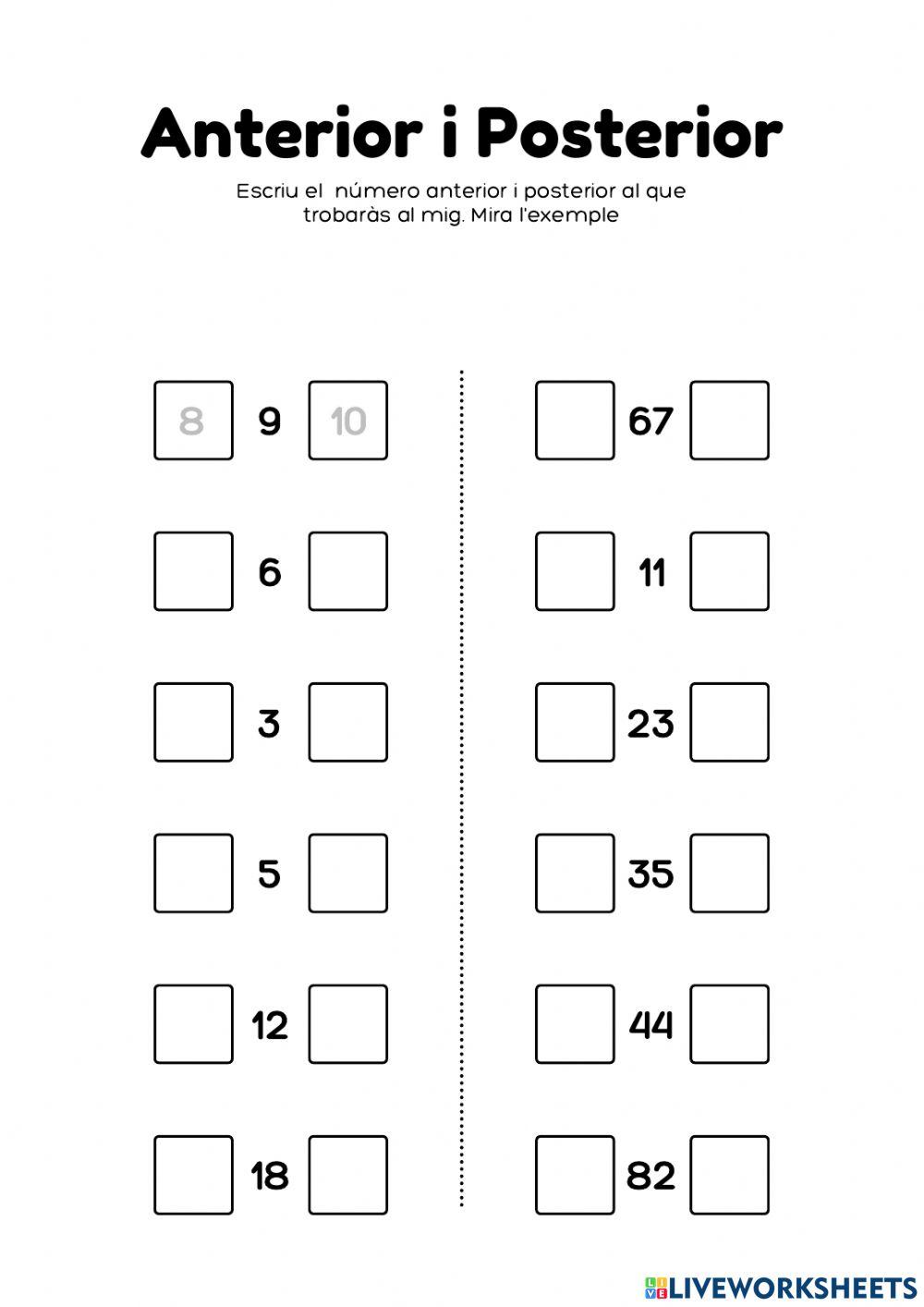 Anterior i posterior