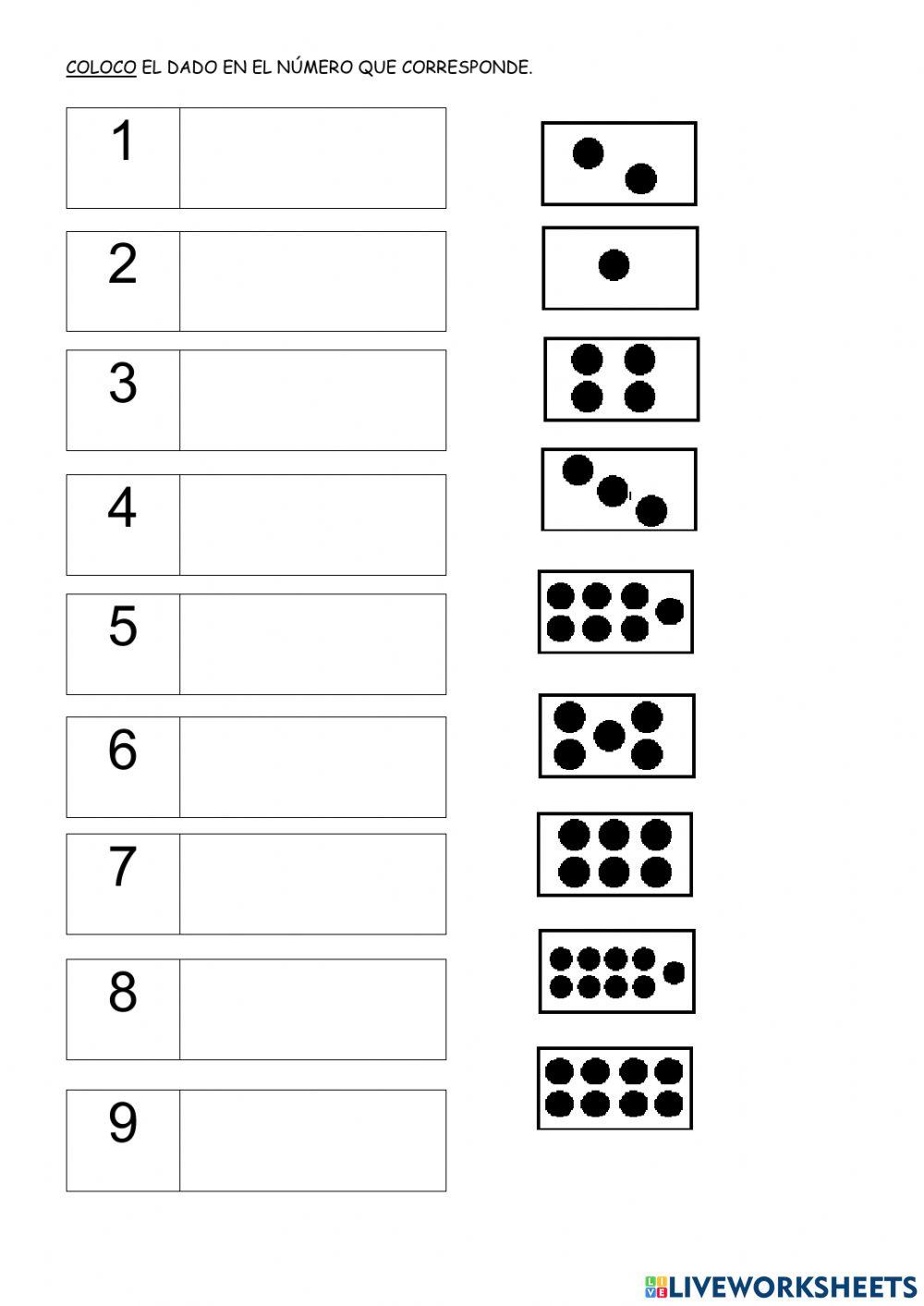 Colocar cada constelación con su número
