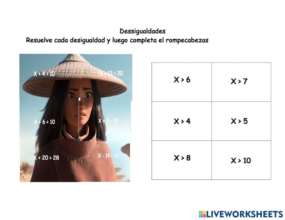 Desigualdades Simples