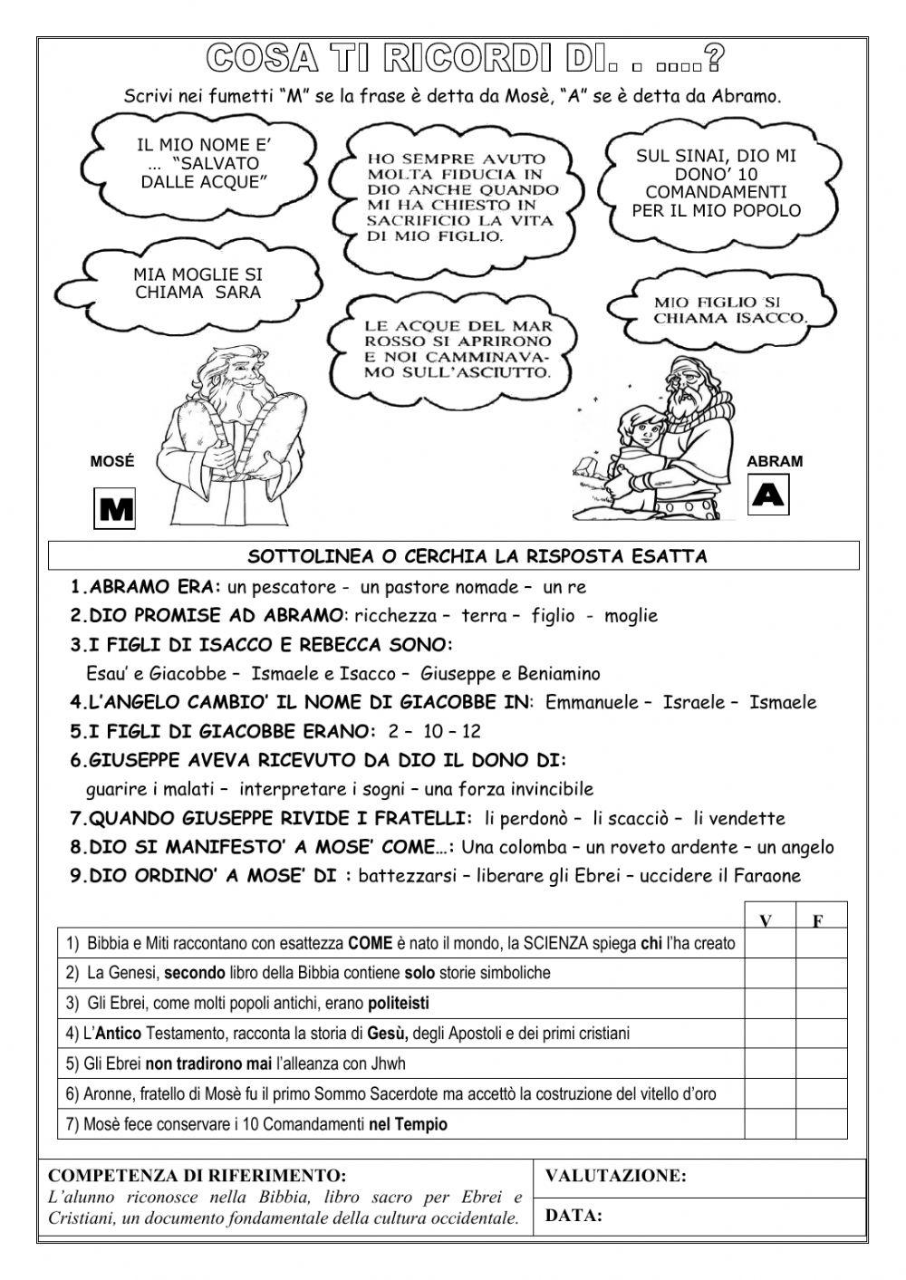 Test d'ingresso irc - quarta