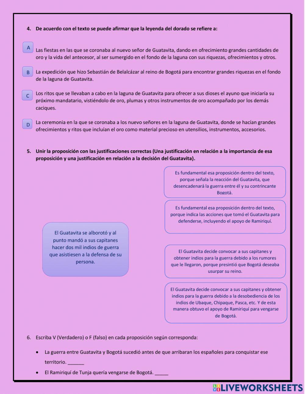 Actividad El carnero cap 1 2 3 4