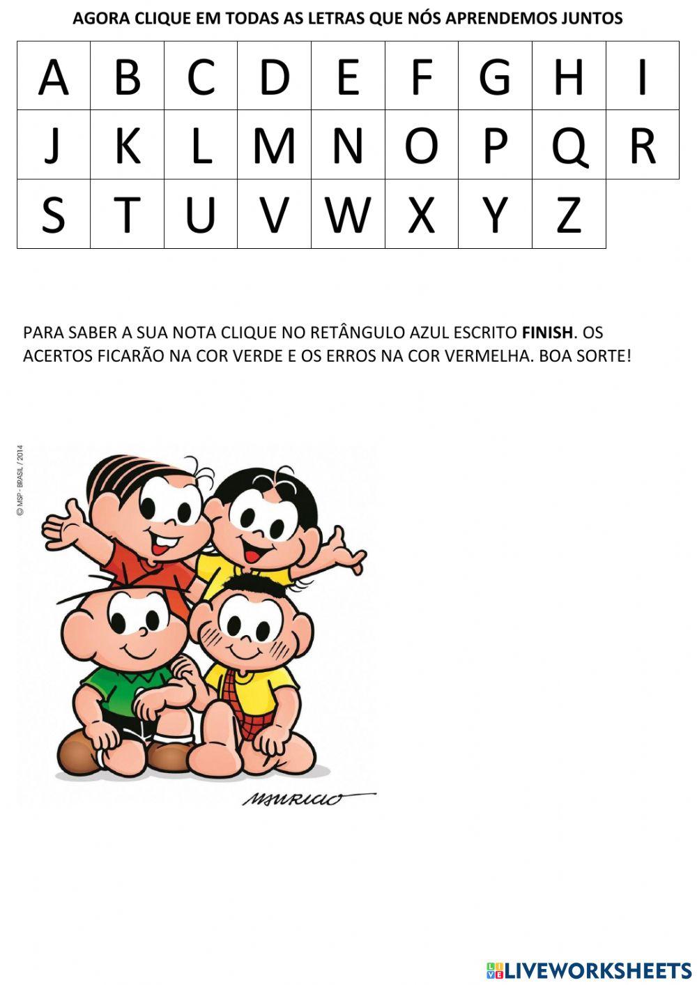 Apresentação letra f