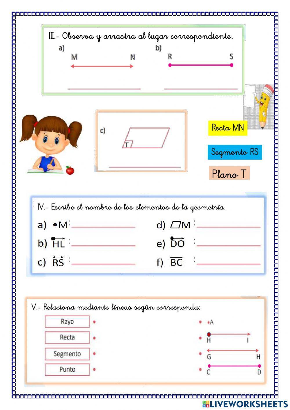 Elementos básicos de geometrìa