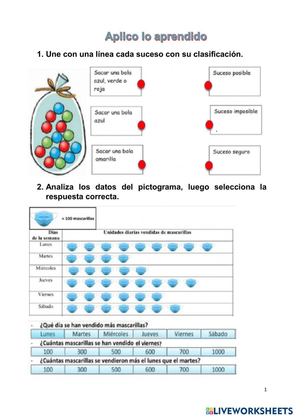 Aplico lo aprendido-Colegio La Unión