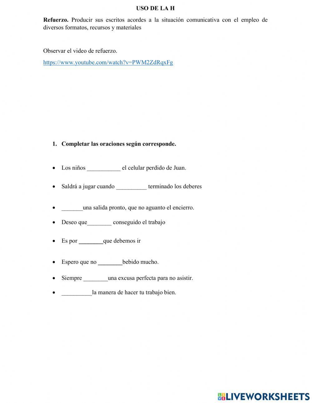 Uso del allá-haya-halla