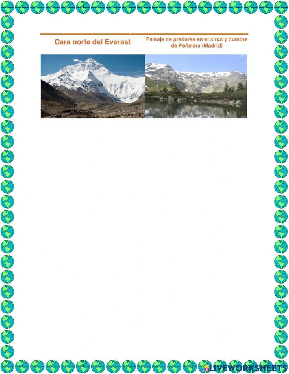 Paisajes de la tierra