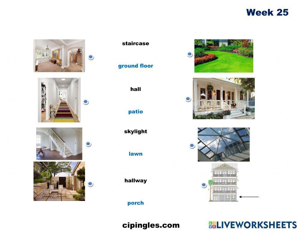 Verbs and The House 2 Week 25