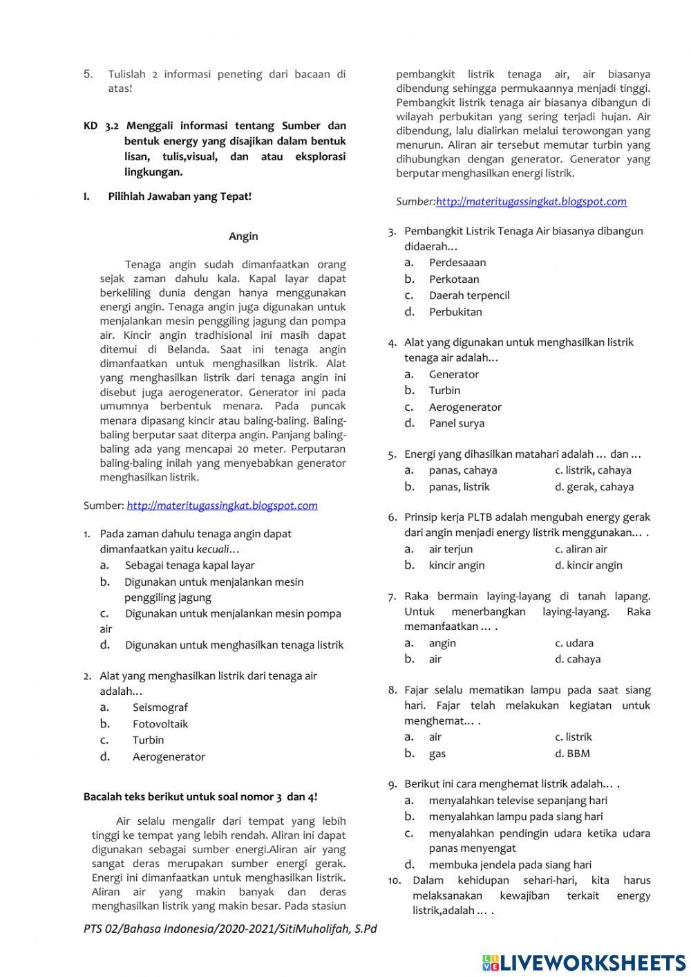 Pts bahasa indonesia genap 2020-2021