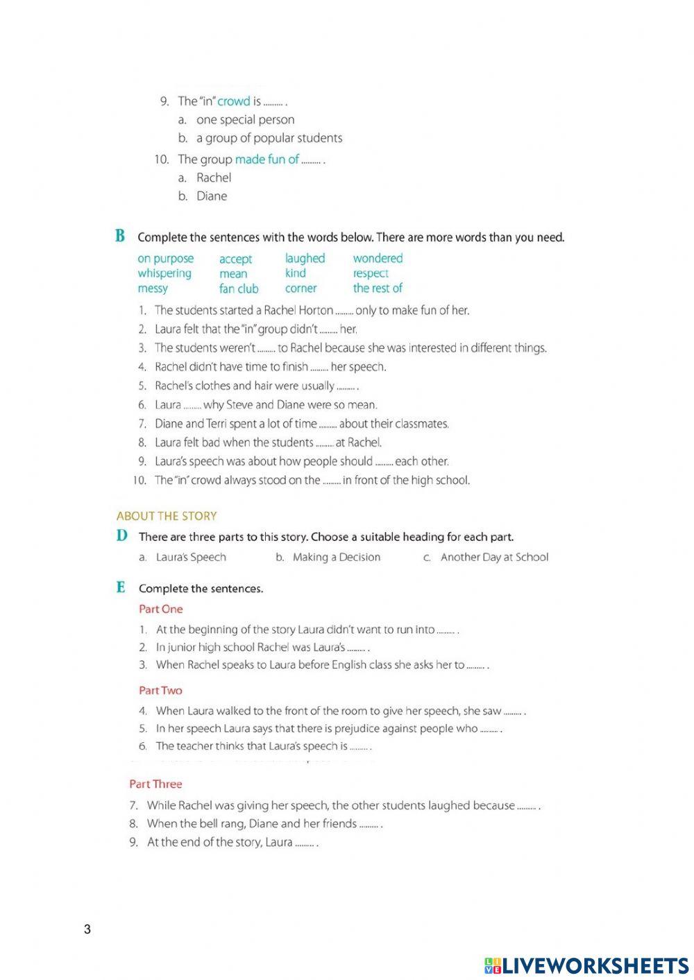 That's right unit 2 listening