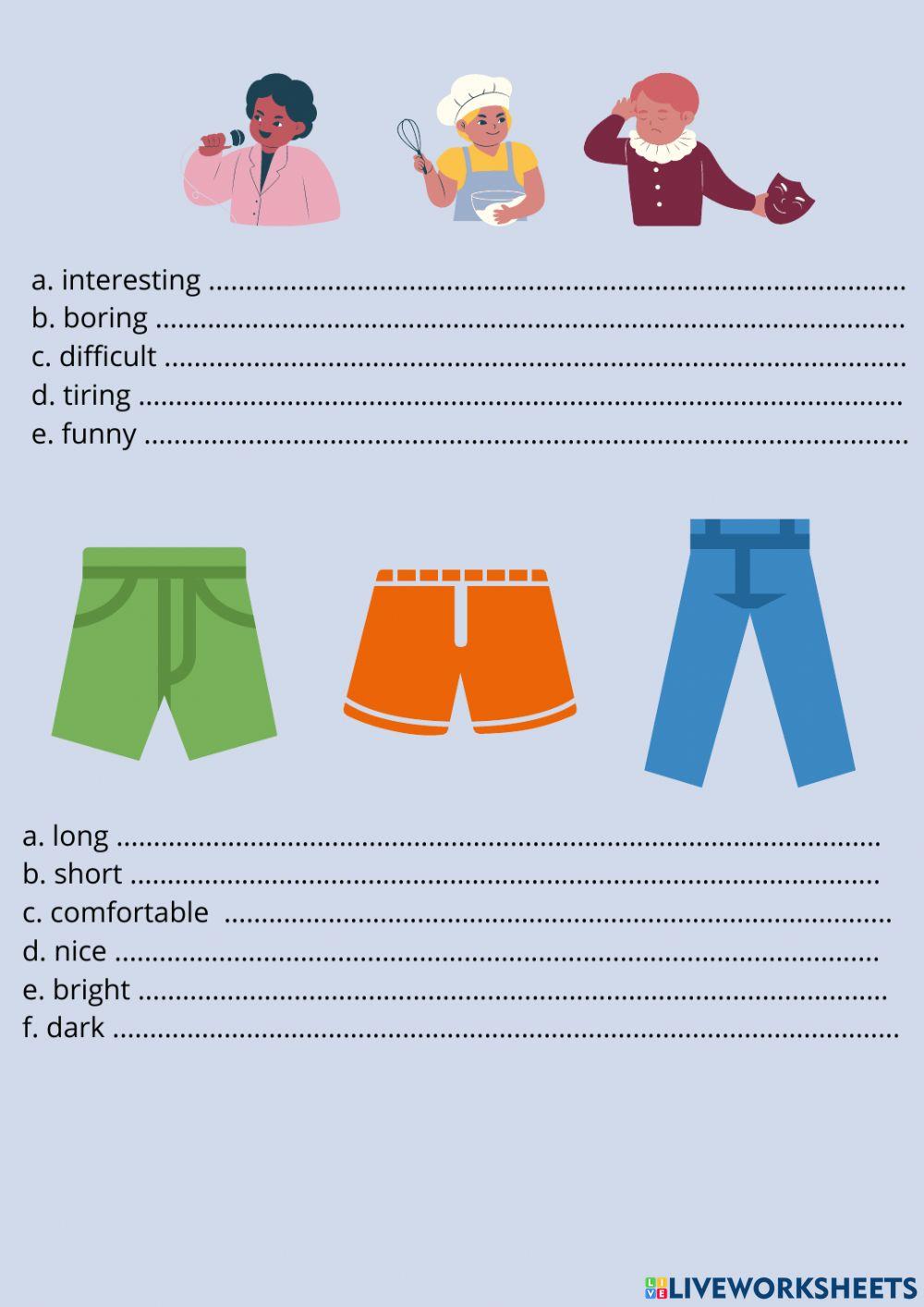 Adjectives - superlatives