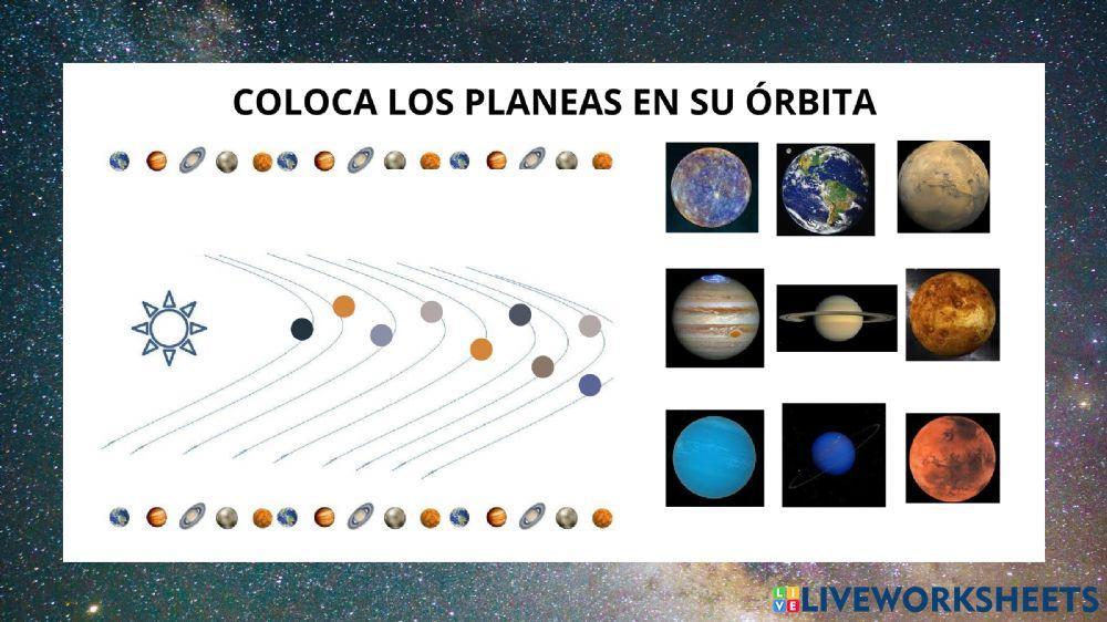 Fichas sistema solar