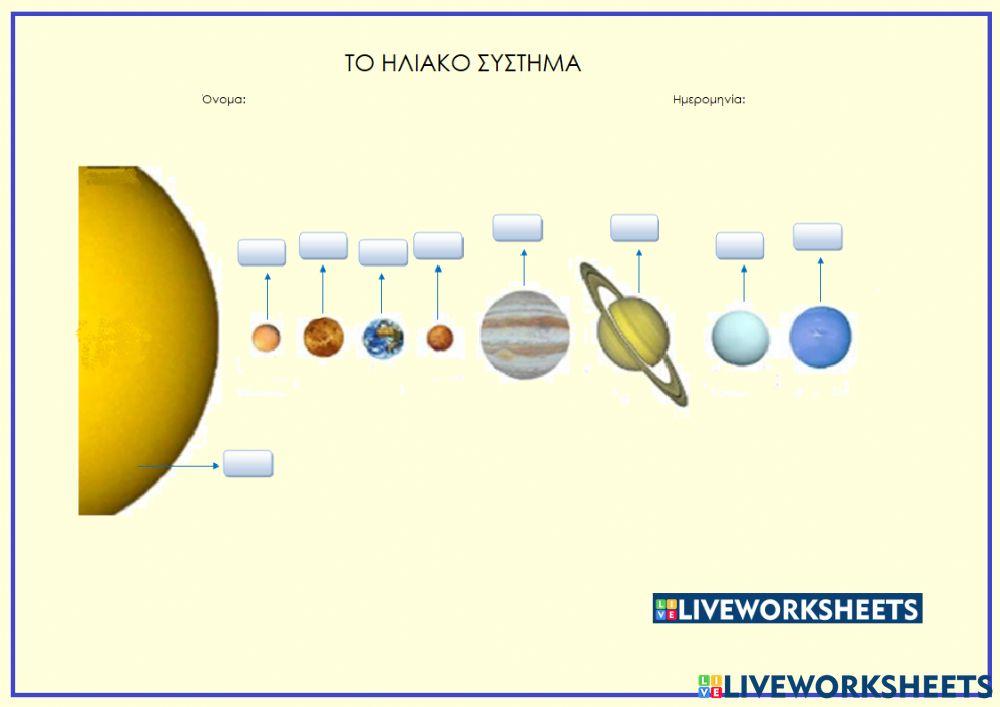 Το ηλιακό σύστημα
