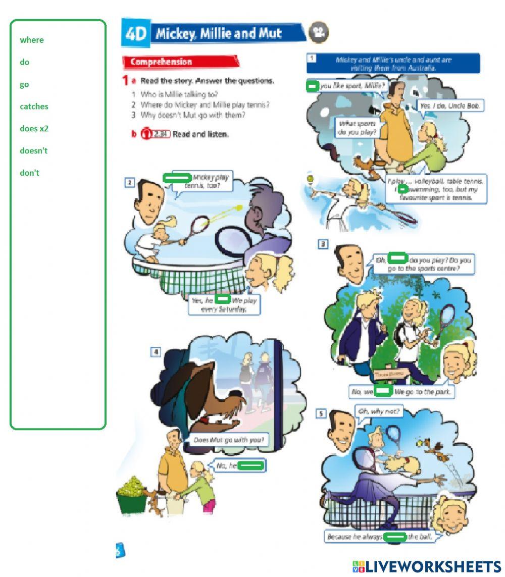 Mickey, Millie and Mut