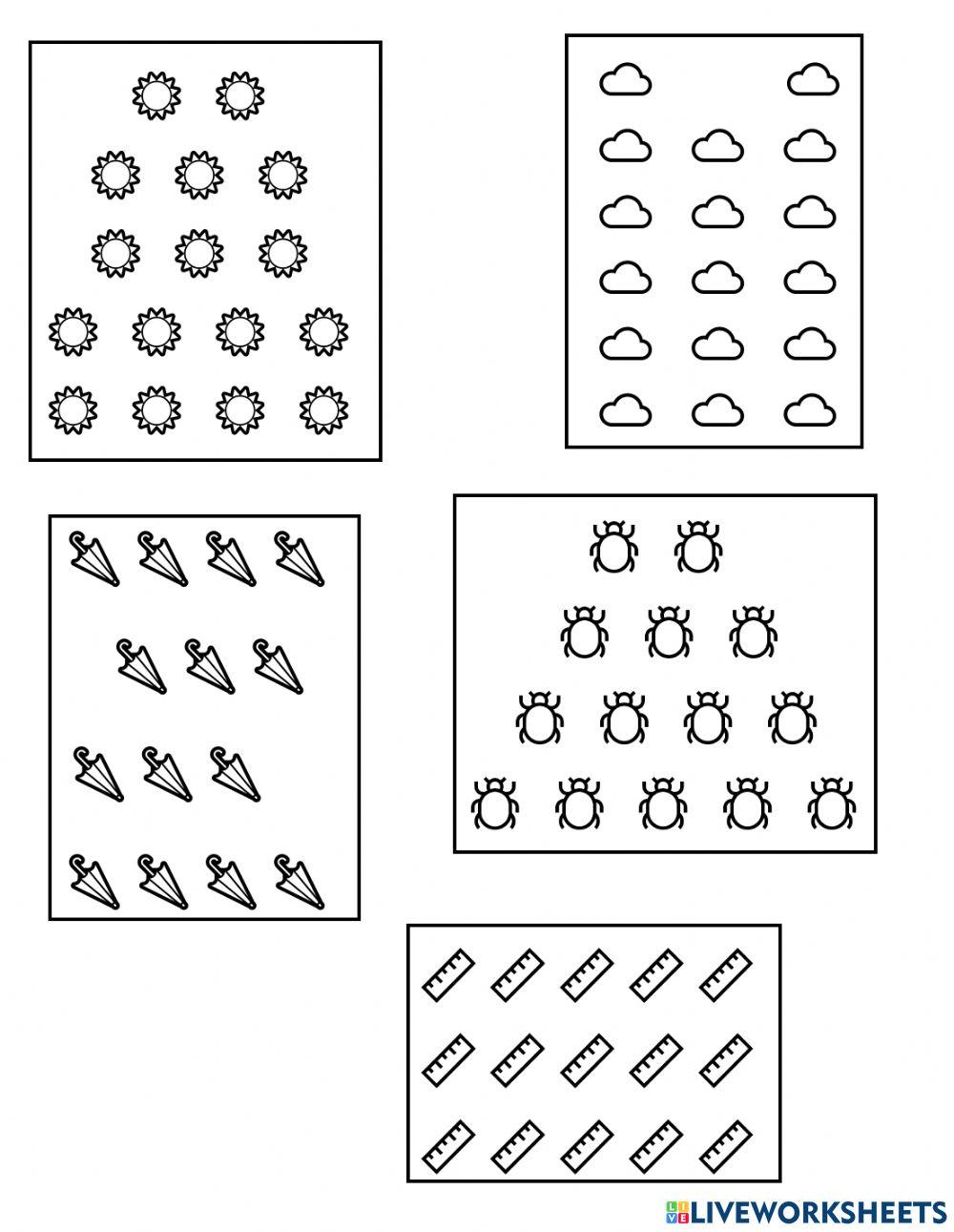 Count 14 | Free Interactive Worksheets | 816738