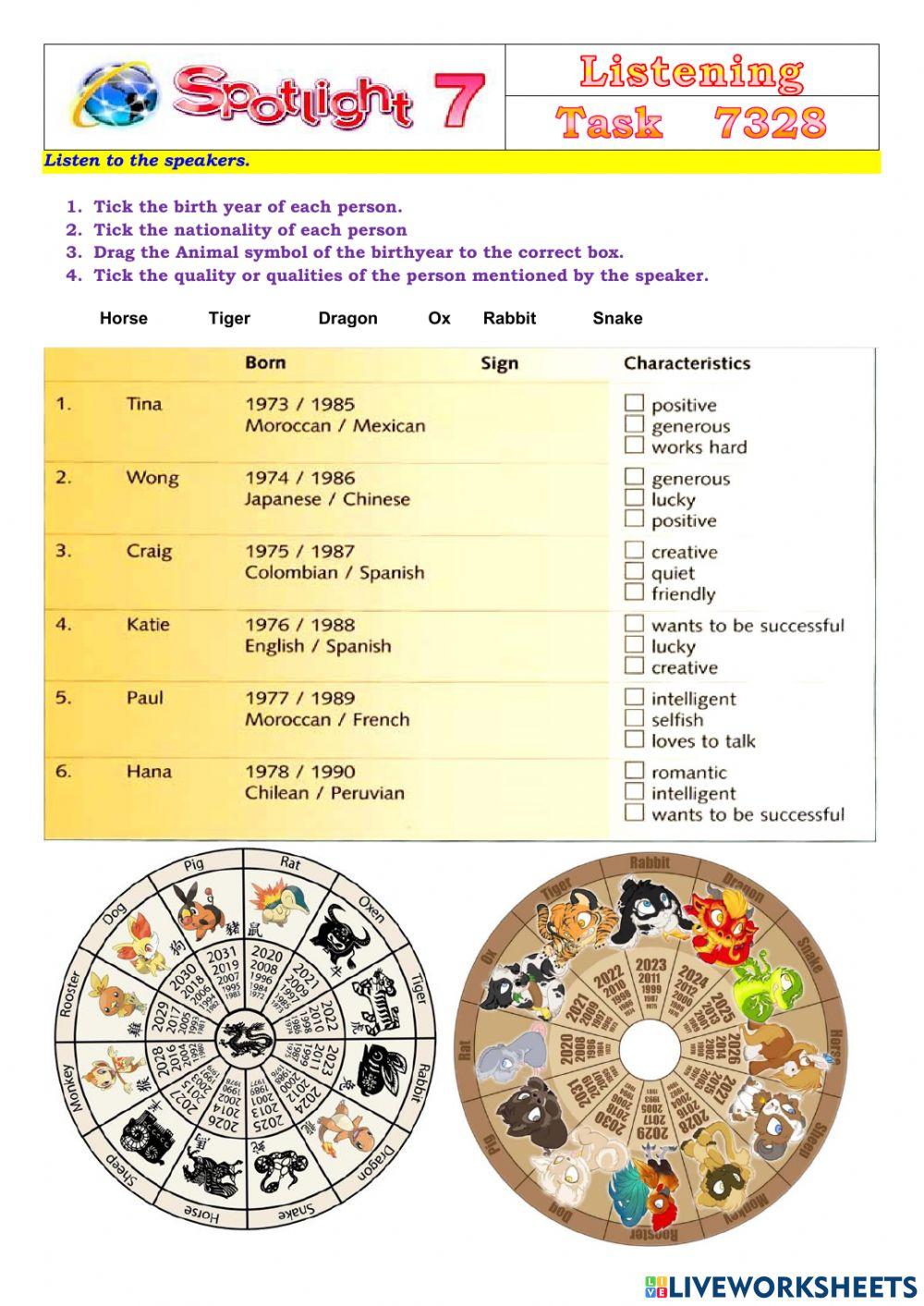 Spotlight 7 Task 7328