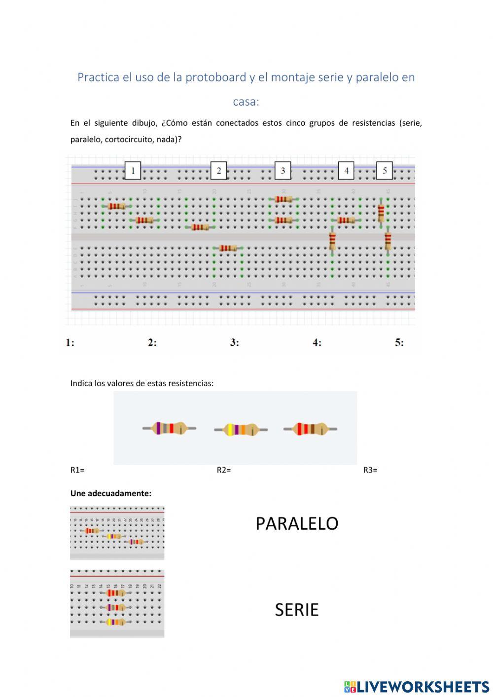 Resistencias electrónica básica