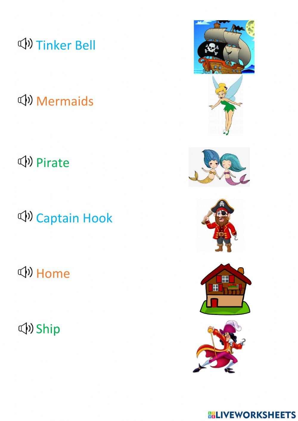 Peter Pan Vocabulary