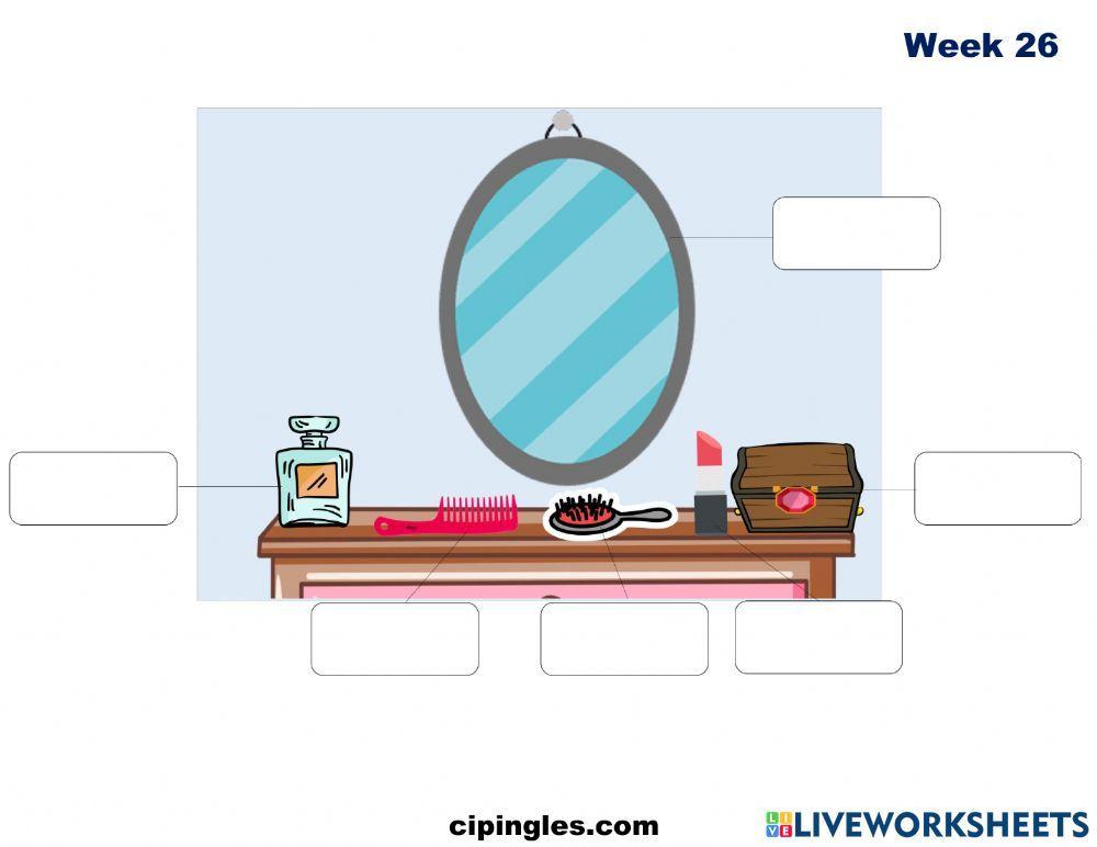 Verbs and Bedroom 1 Week 26