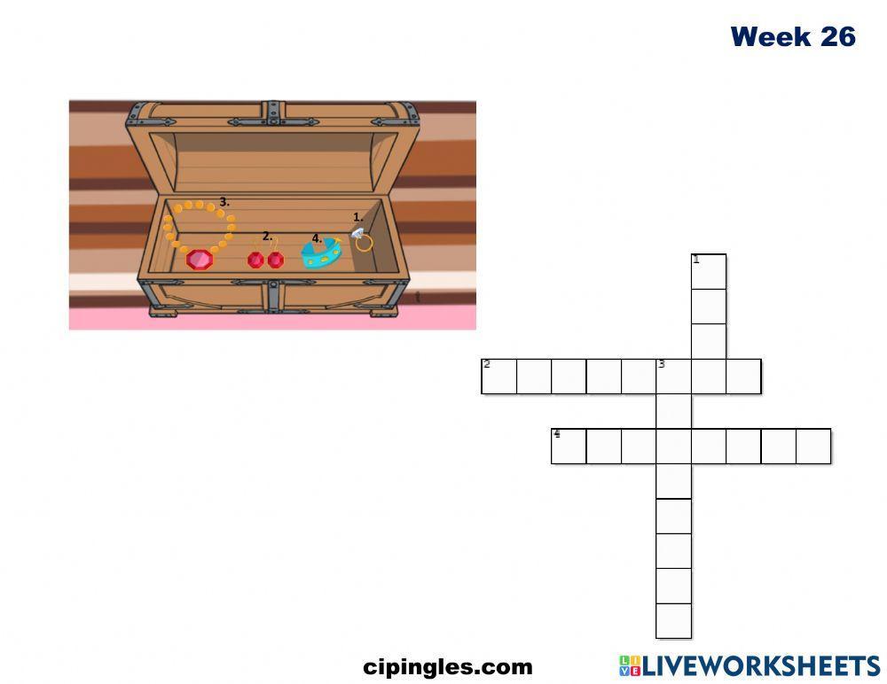 Verbs and Bedroom 1 Week 26