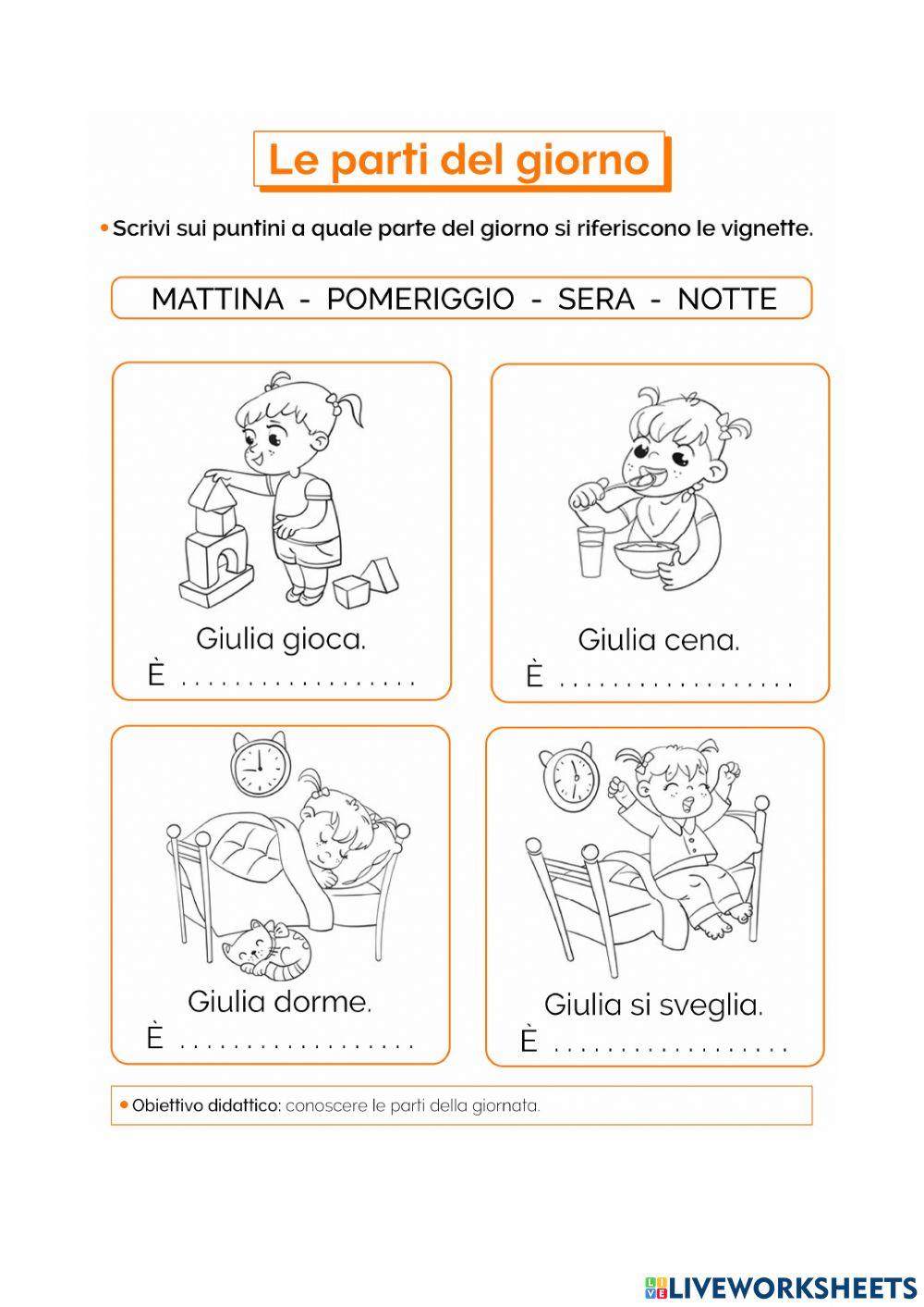 Parti del giorno Parti del giorno