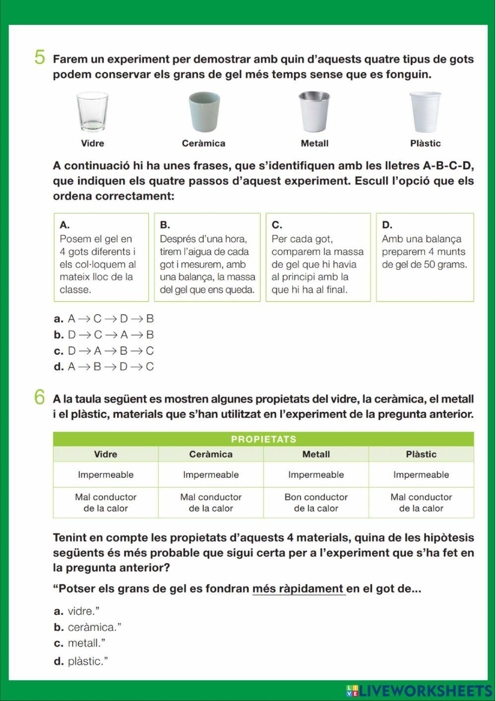 Medi Natural - La matèria i altres