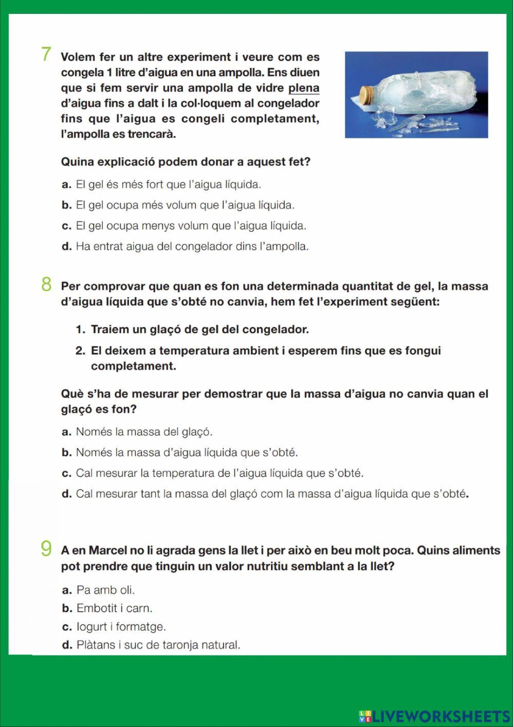 Medi Natural - La matèria i altres