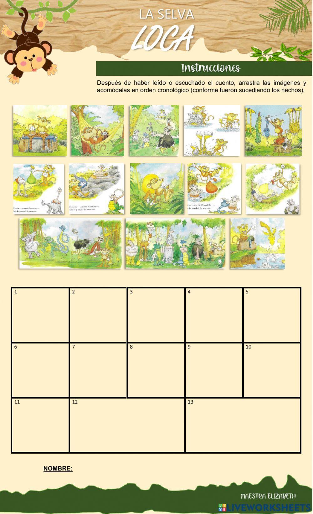 Cuento: la selva loca