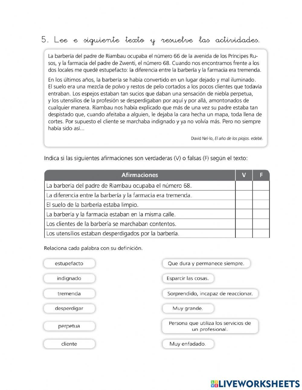 El uso de las letras B y V