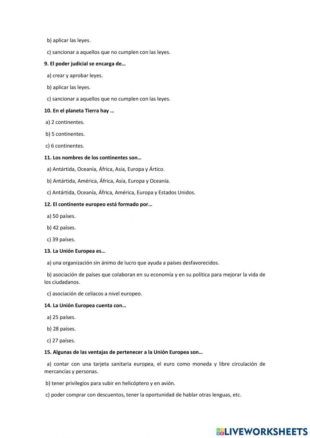 Prueba Ciencias Sociales