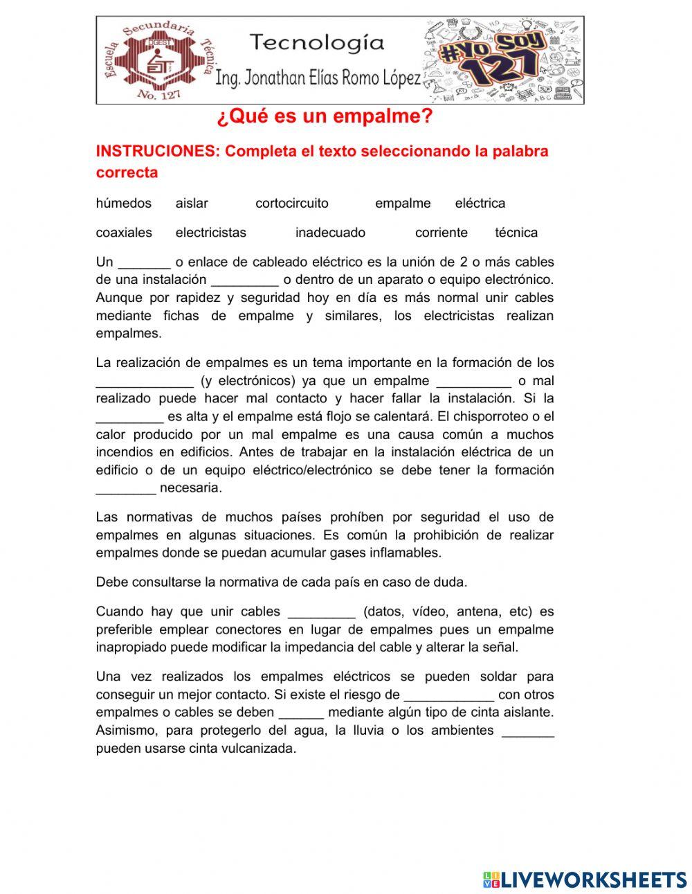 ¿Qué es un empalme?